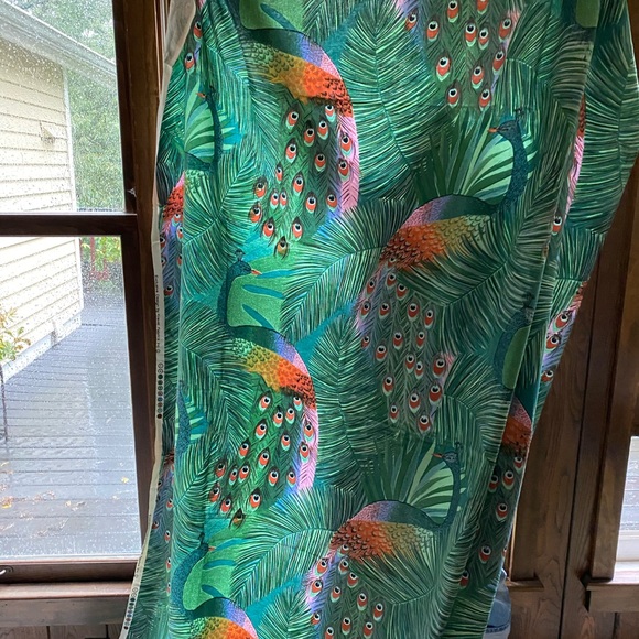 3 YDS Vintage Kravet Luxury Peacock ? Fabric